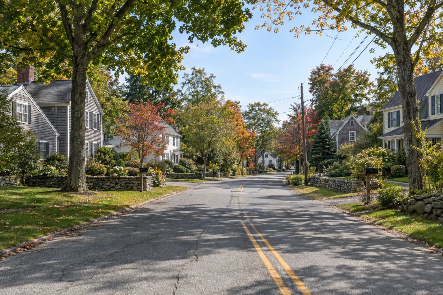 New England homes representative of Southern New Hampshire and Northern Massachusetts