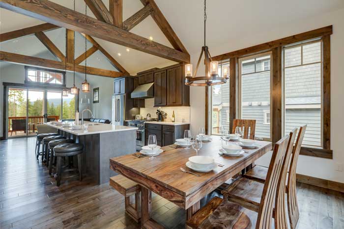 open dining room