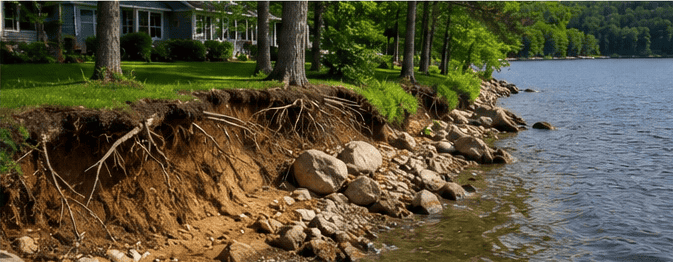 Shoreline erosion impacting lake health in New Hampshire