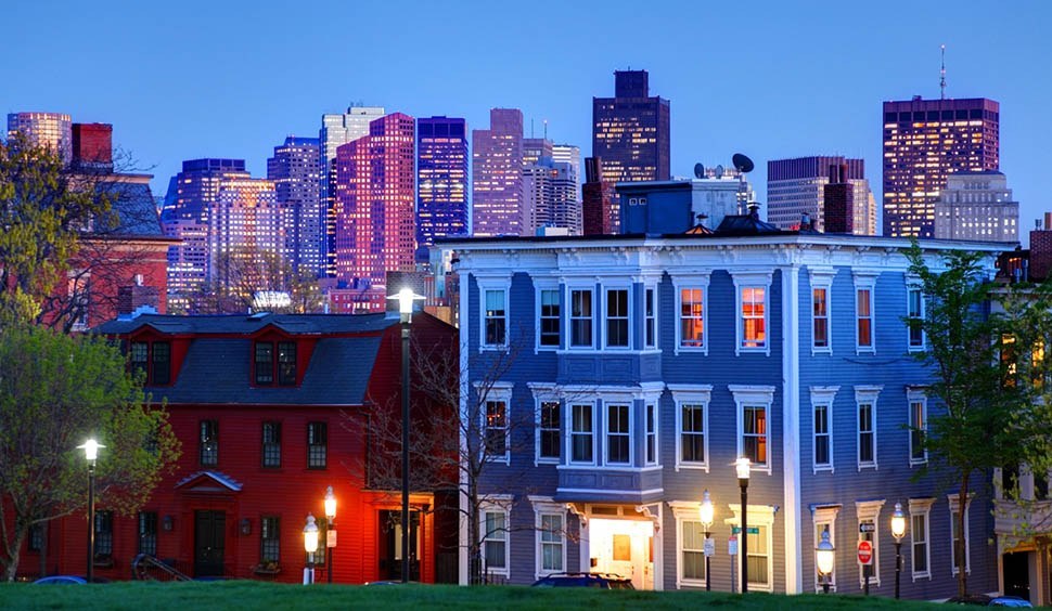 View from Bunker Hill Cambridge