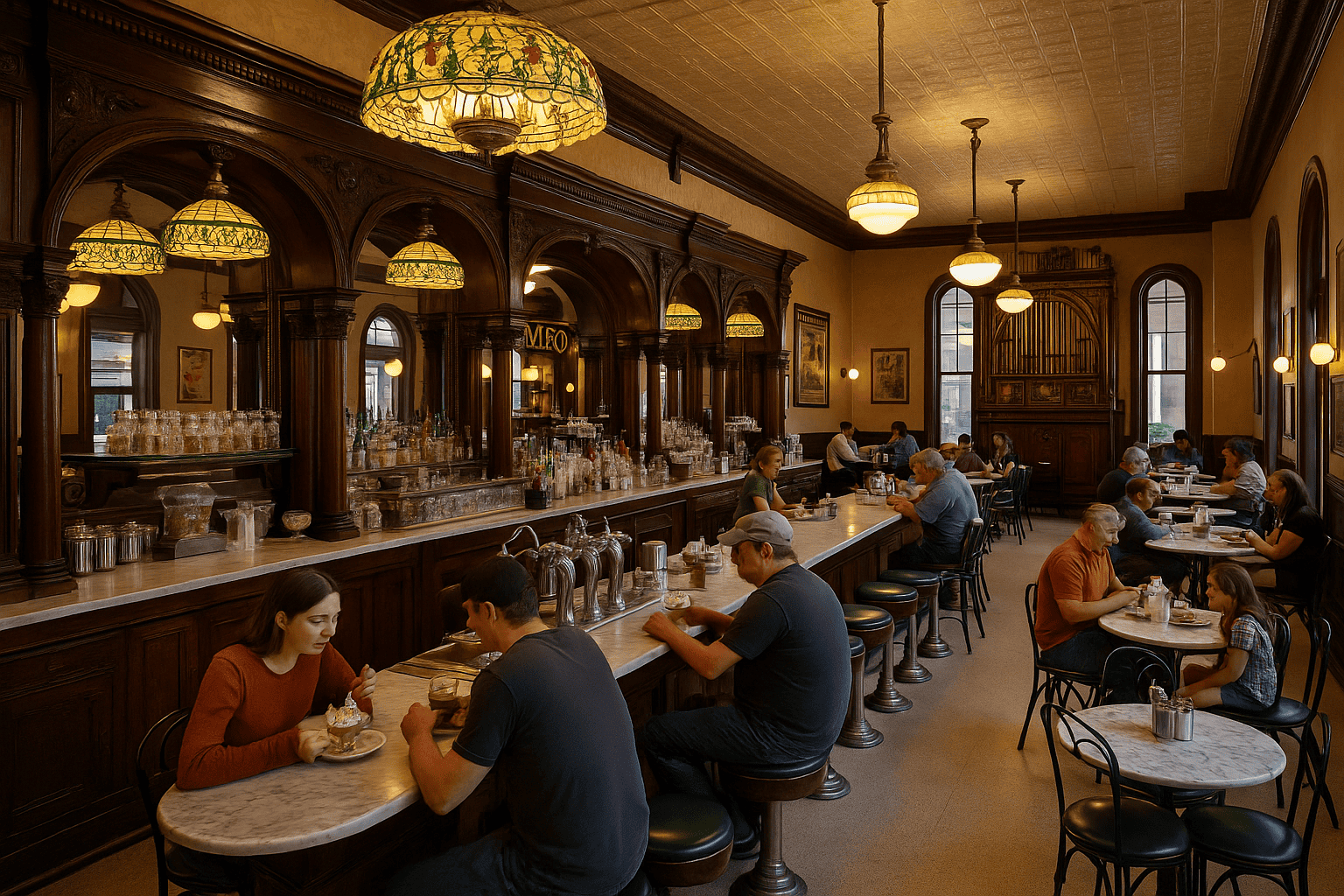 Zaharakos Ice Cream Parlor and Museum in Columbus IN