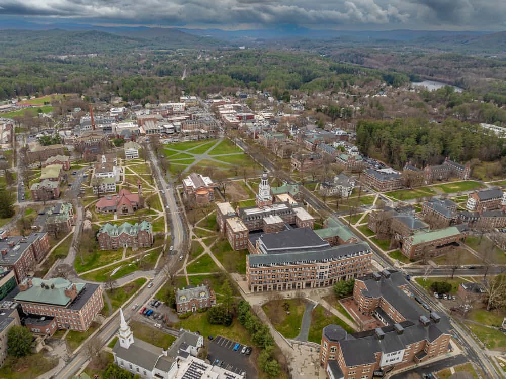 Aerial View of Hanover, New Hampshire