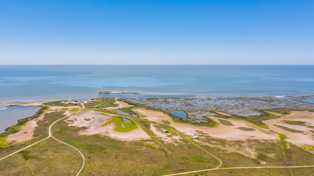 a view of the Gulf Coast from Coastal Prairie Texas