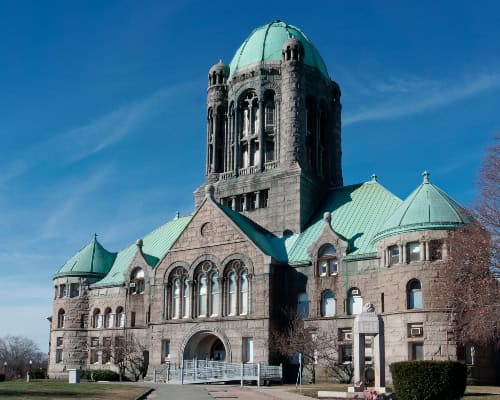 Historic Courthouse in Bristol County