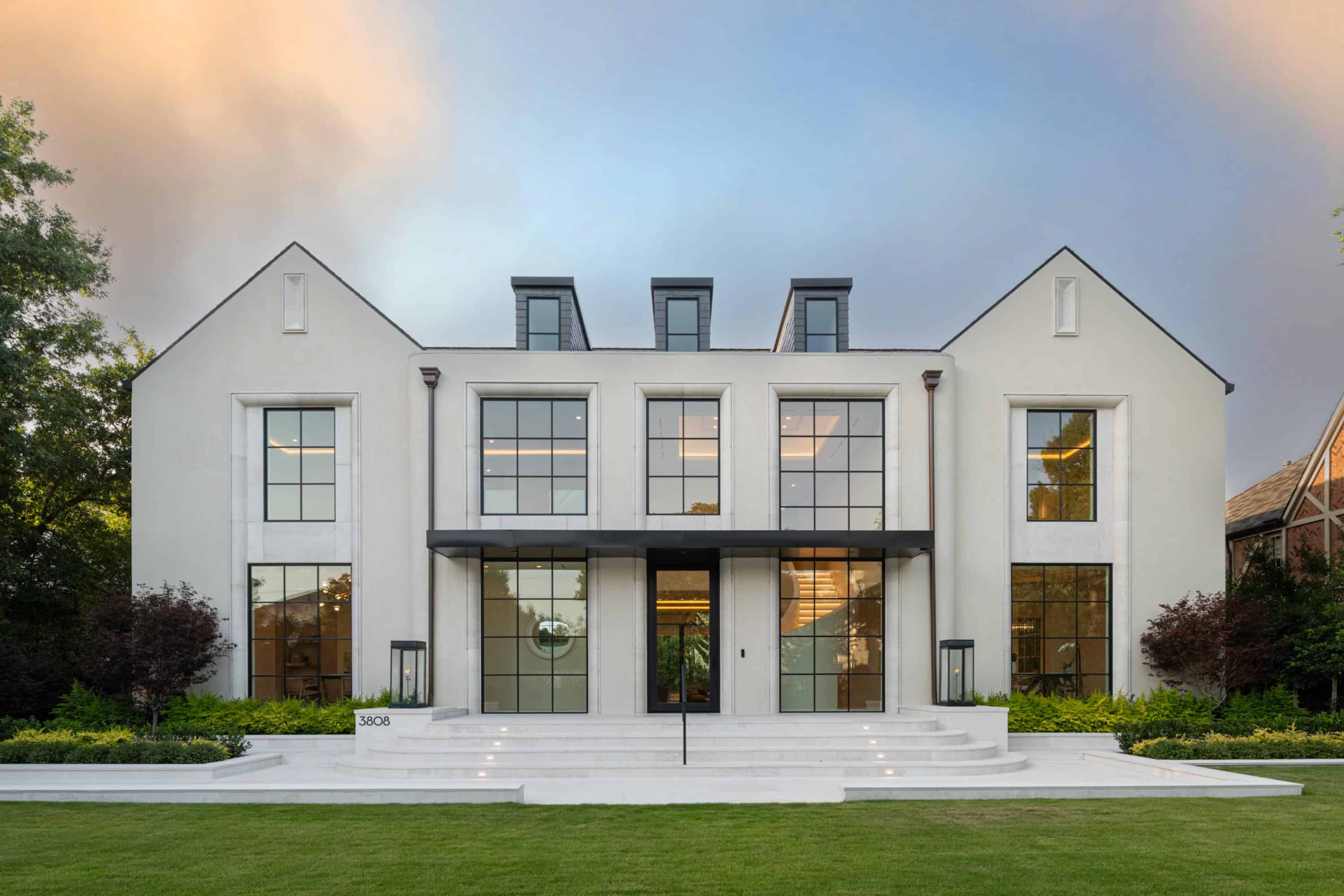 Large Home From the Outside with Big Windows
