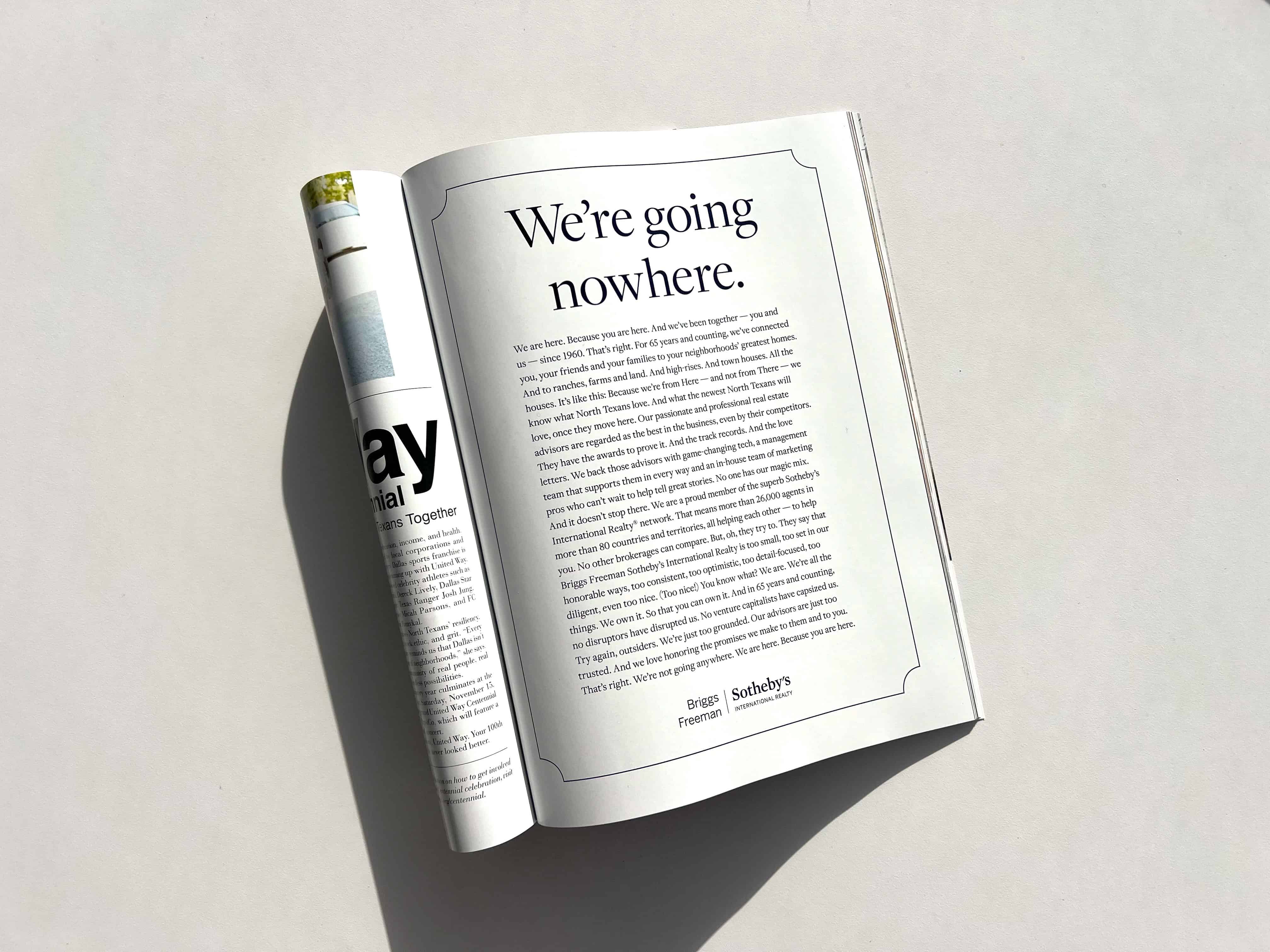 Briggs Freeman Magazine Ad