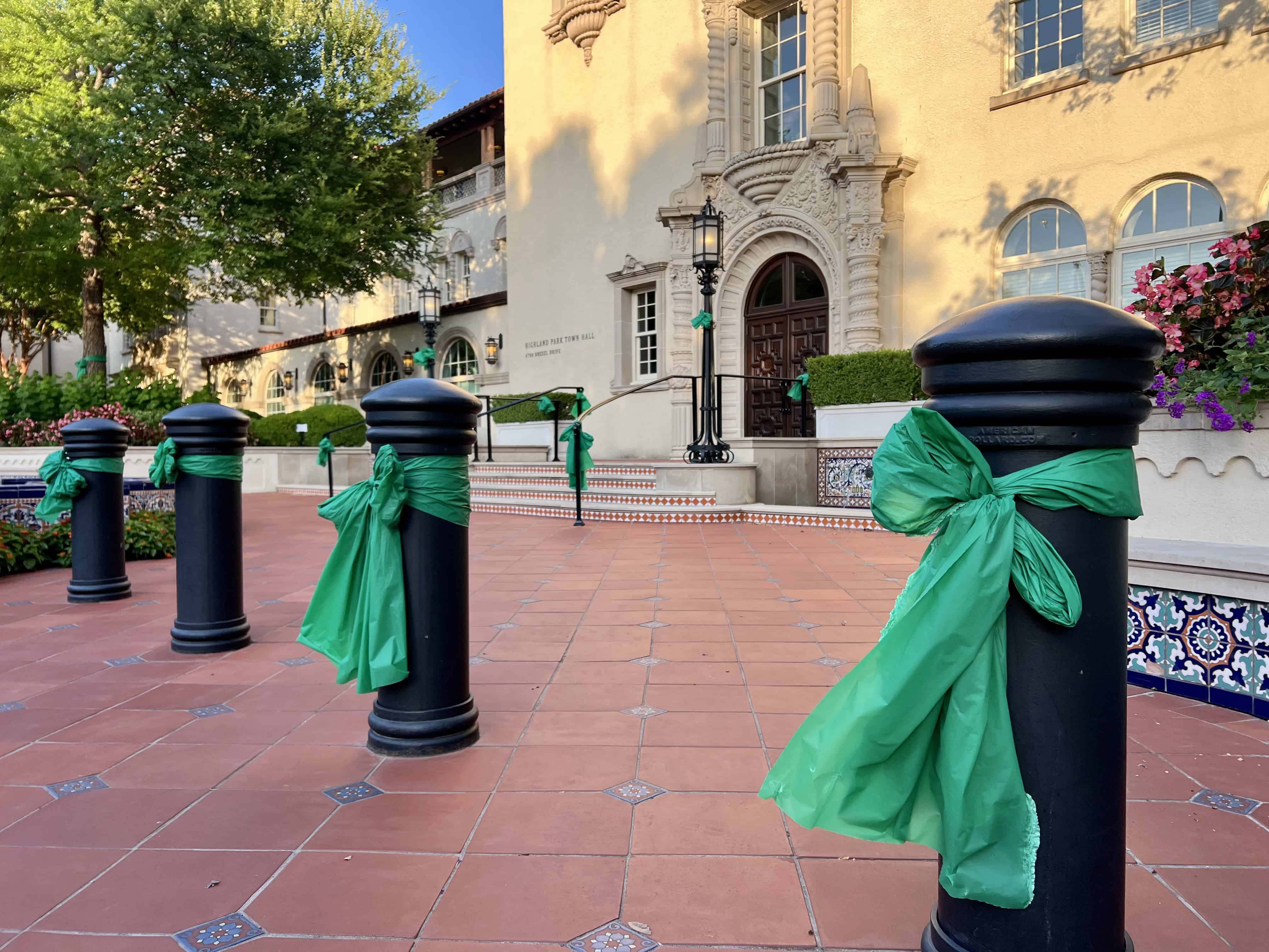 Poles with Ribbons