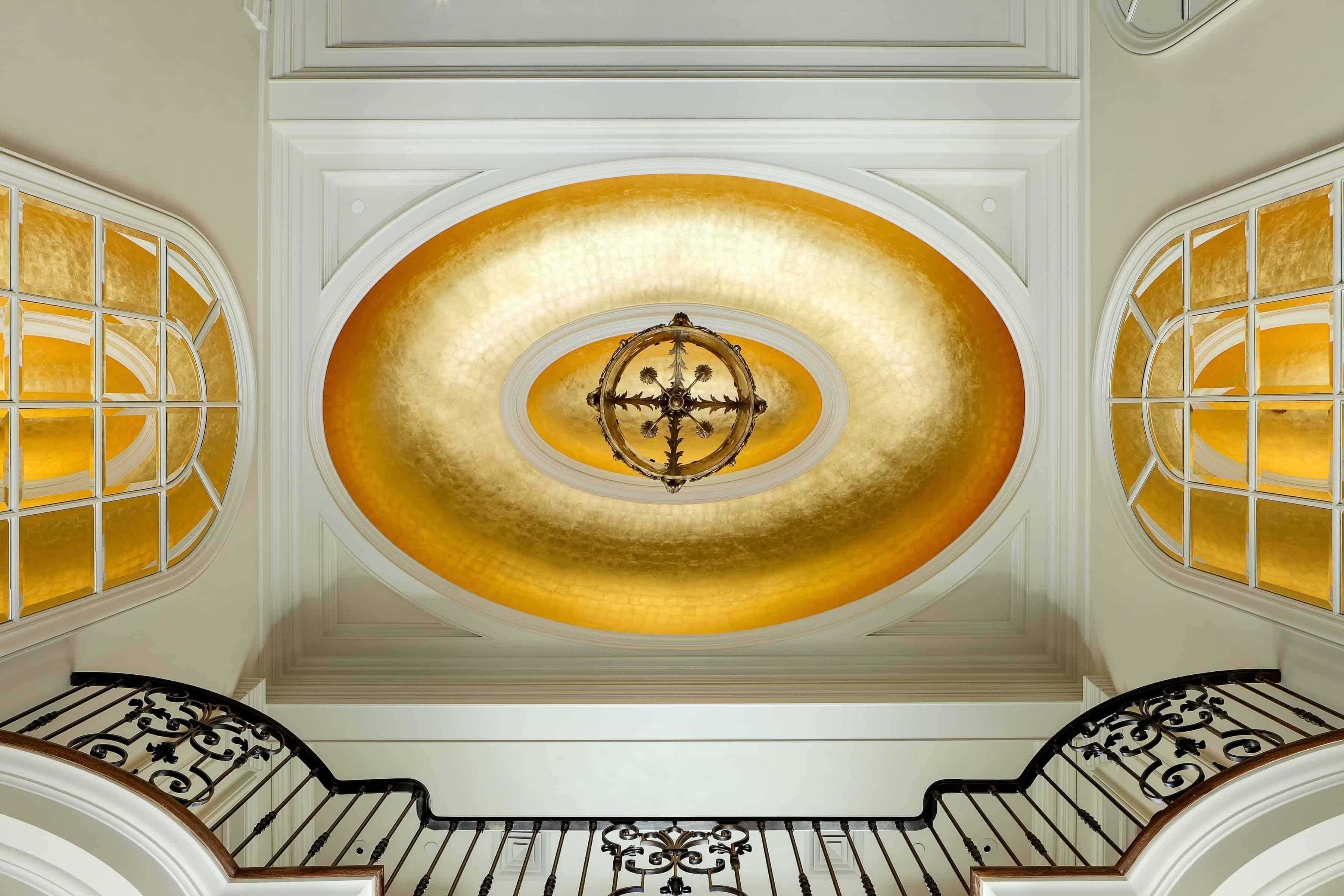 Ceiling with Chandelier 