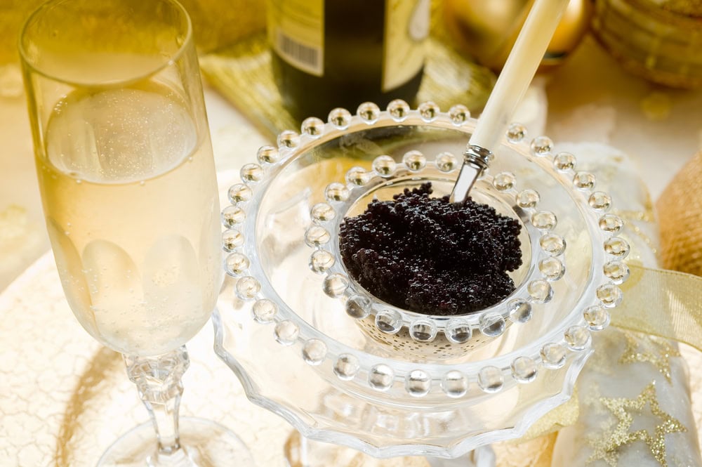 Caviar and Champagne 