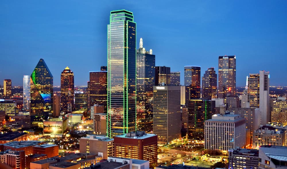 North Texas City Skyline
