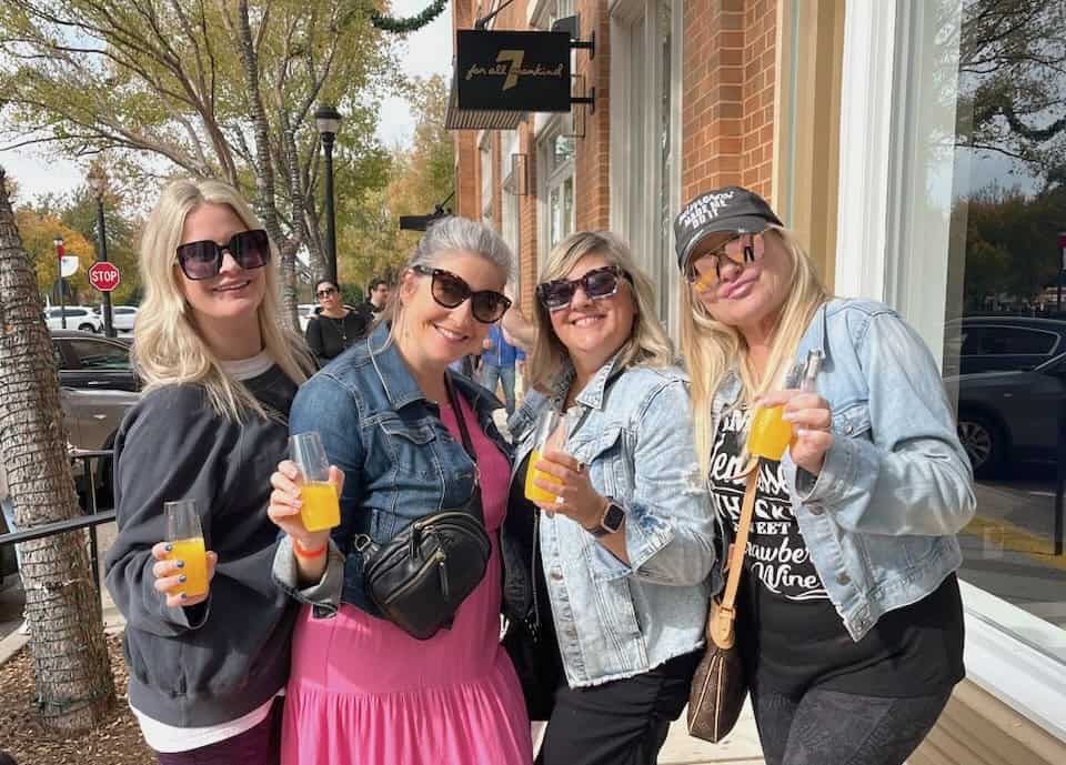 Women at the Mimosa Stroll & Shop