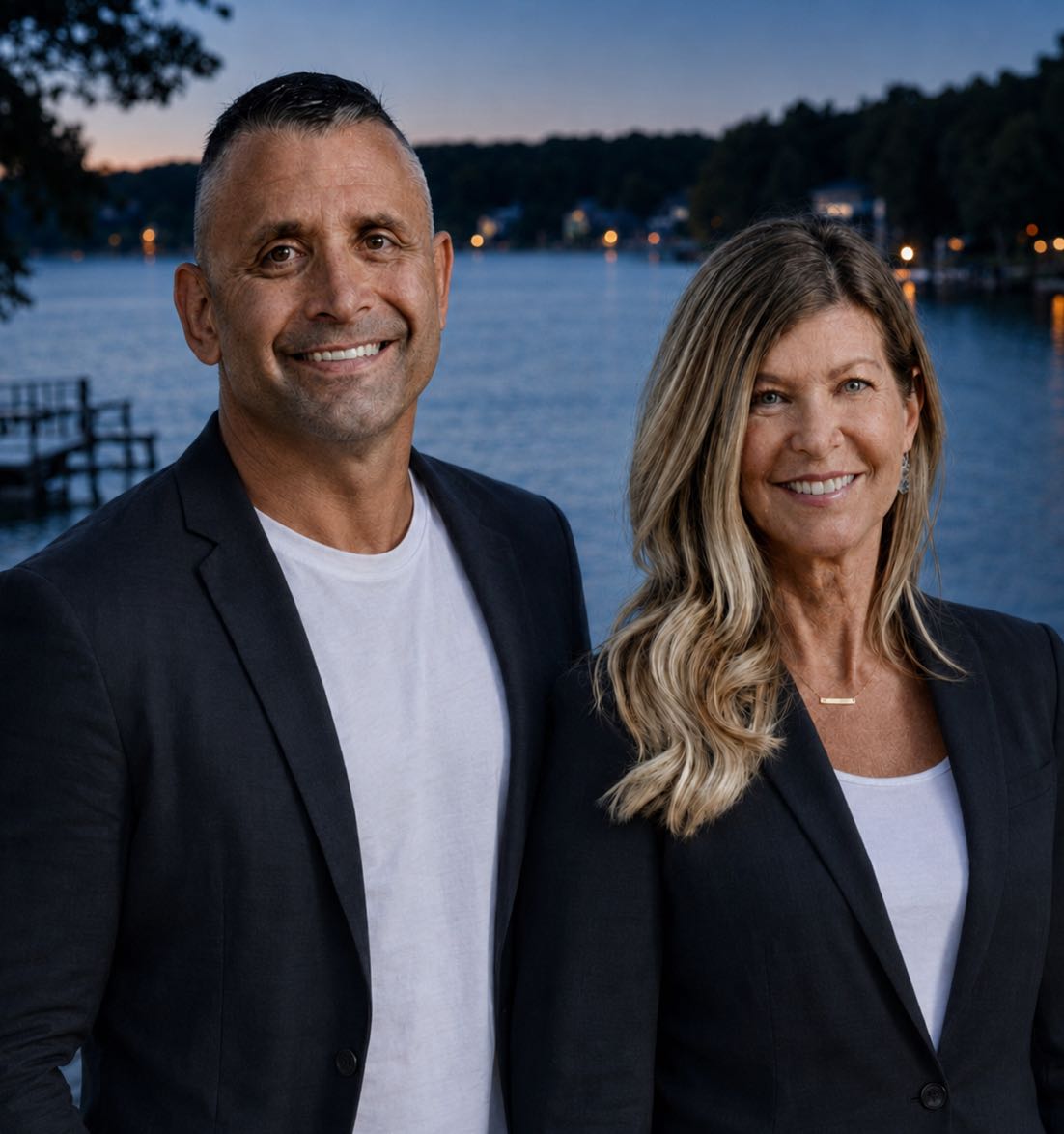 Joe and Sherrie Toth at Apple Valley Lake, Ohio