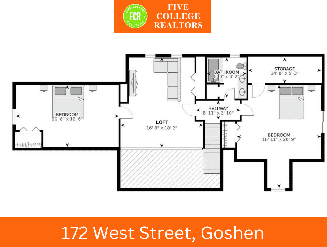 Five College Realtors: 172 West St, Goshen
