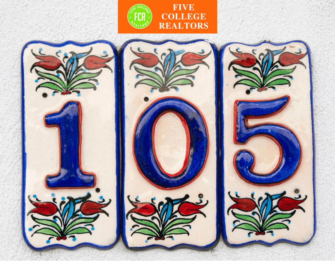 Five College Realtors: House Numbers 1