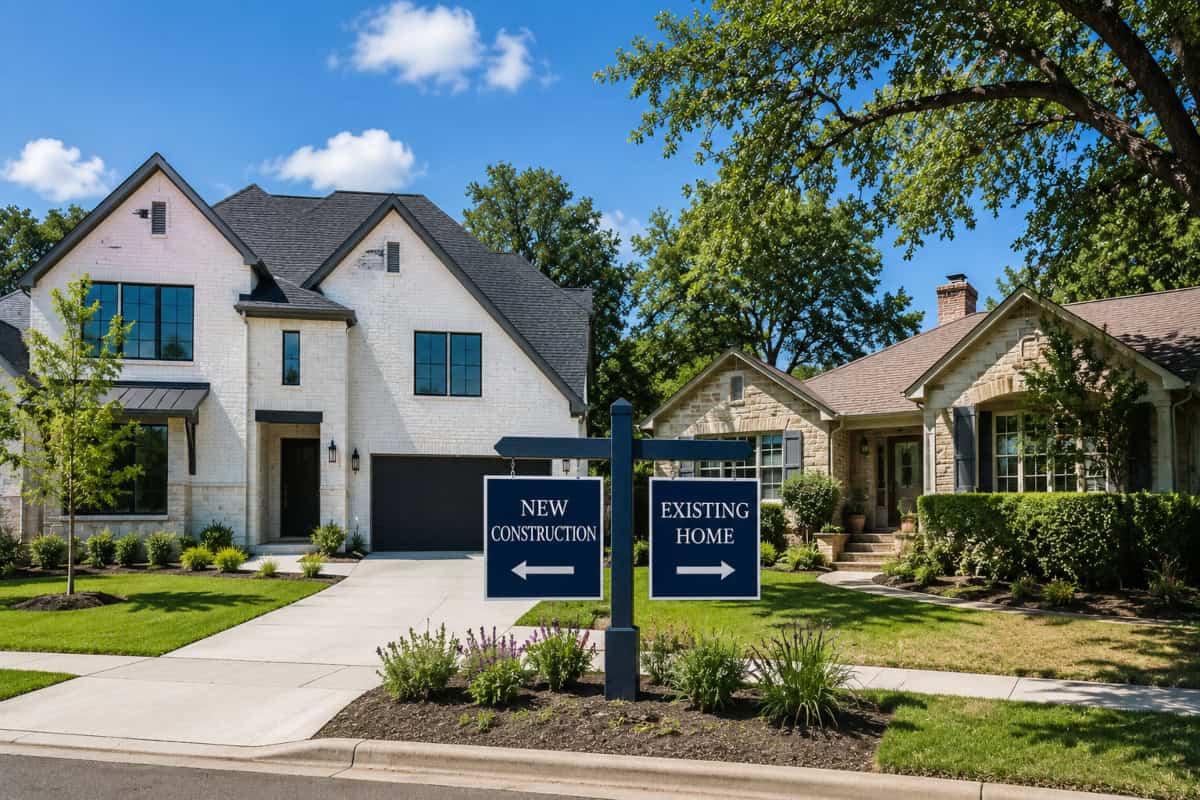 New Construction Home Vs Existing Home
