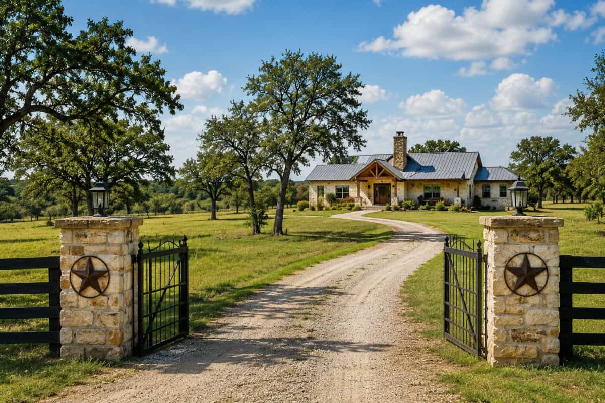 Rural Farmhouse in Fredericksburg TX