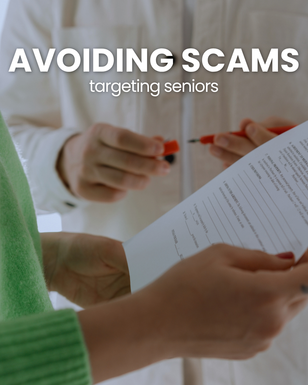 avoiding senior scams