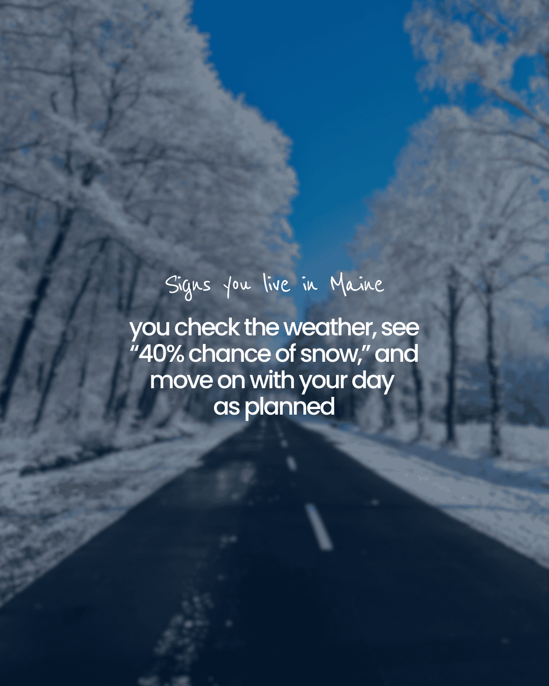 you live in maine two