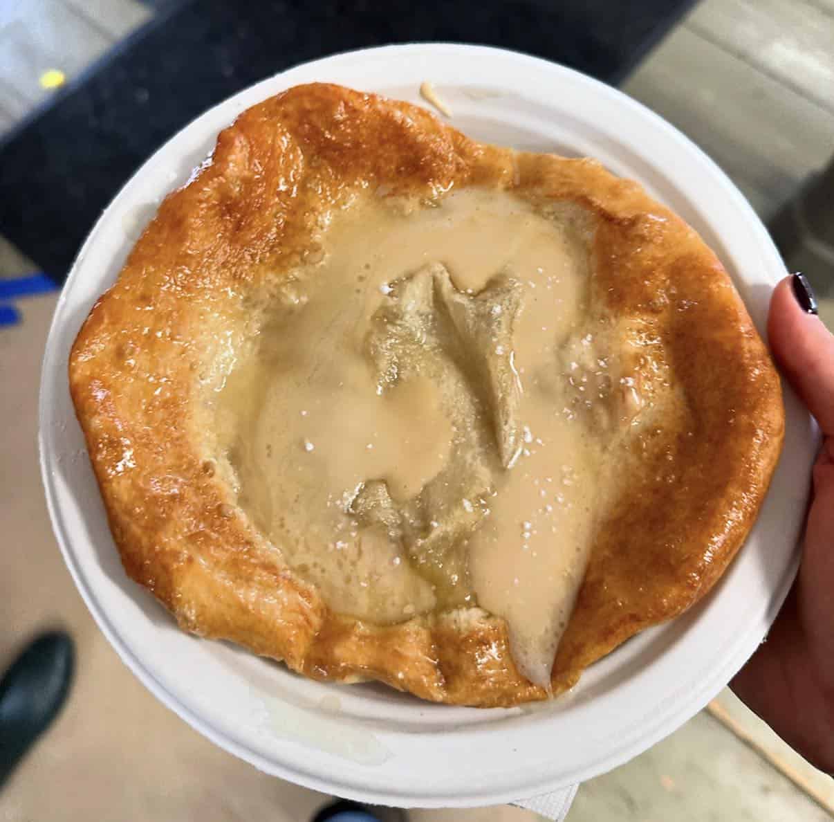 fried dough maple cream ashfield fall fest