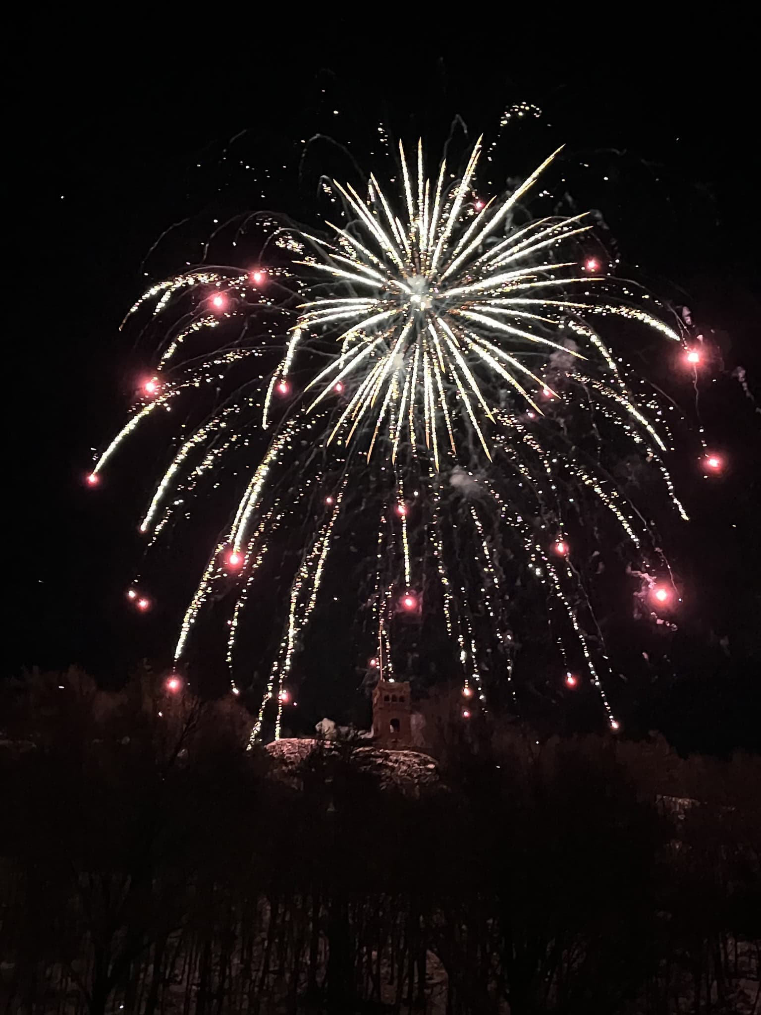 fireworks beacon field