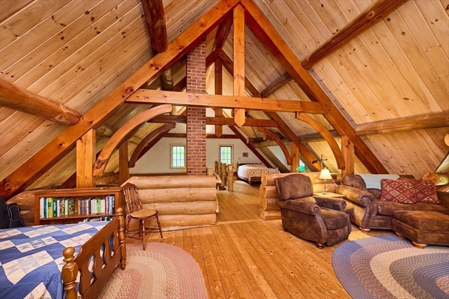 handcrafted log home