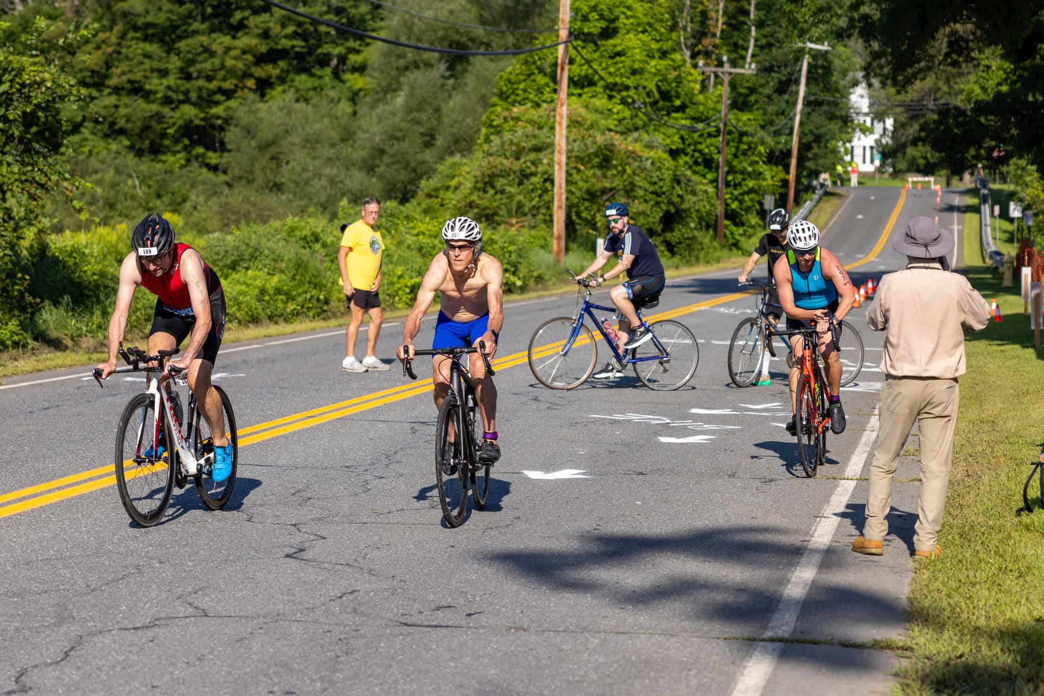 Greenfield triathlon biking
