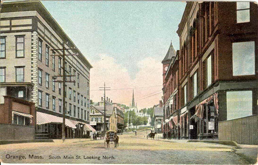 postcard orange MA