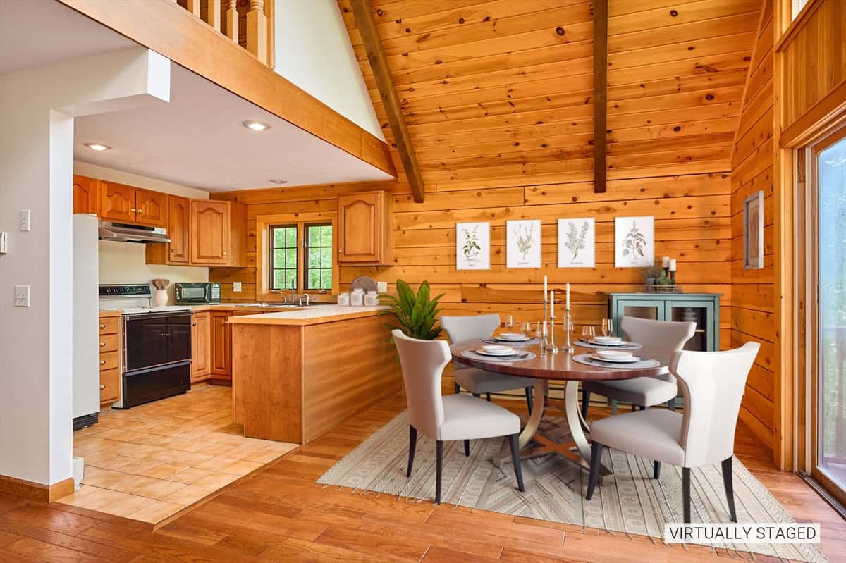 kitchen and dining room hawley ma