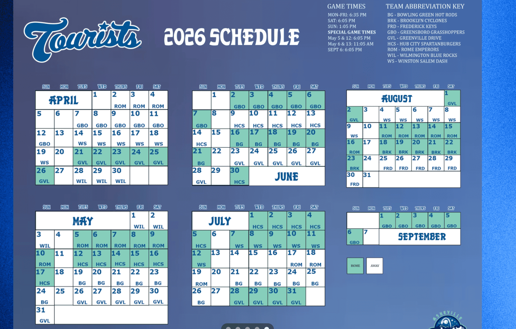 Asheville Tourists