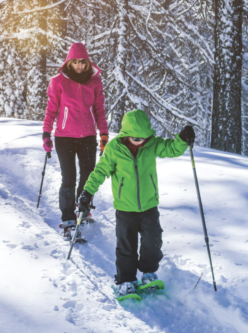 Snowshoeing