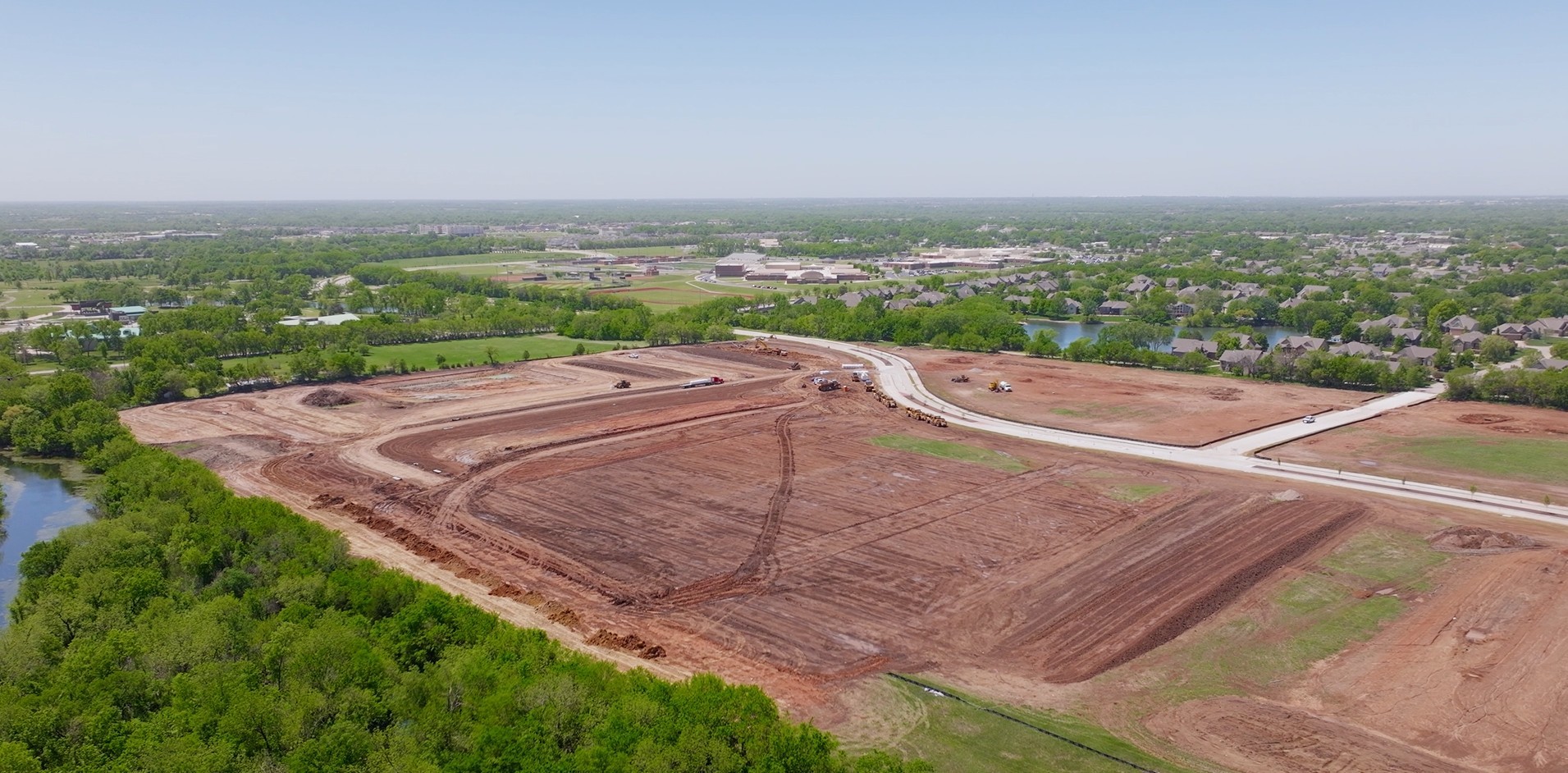 Drone View of the Fields