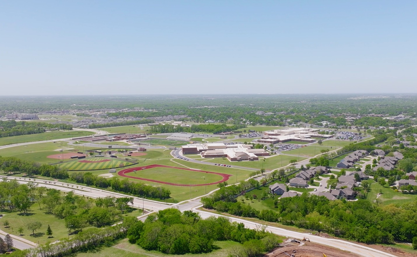 Drone View of the Fields