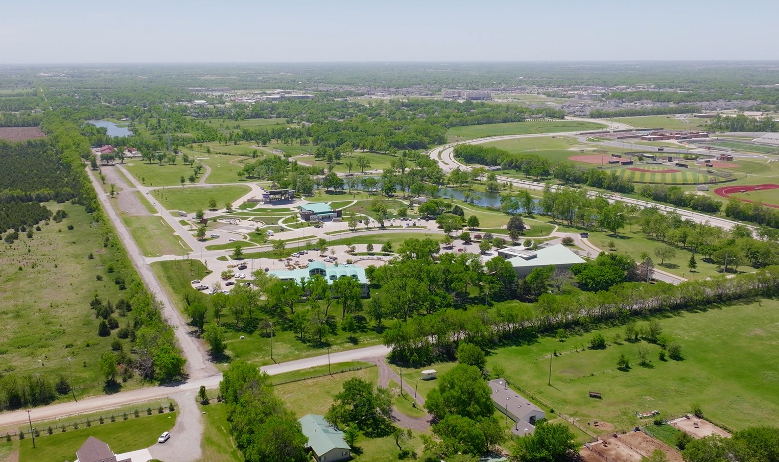Drone View of the Clock