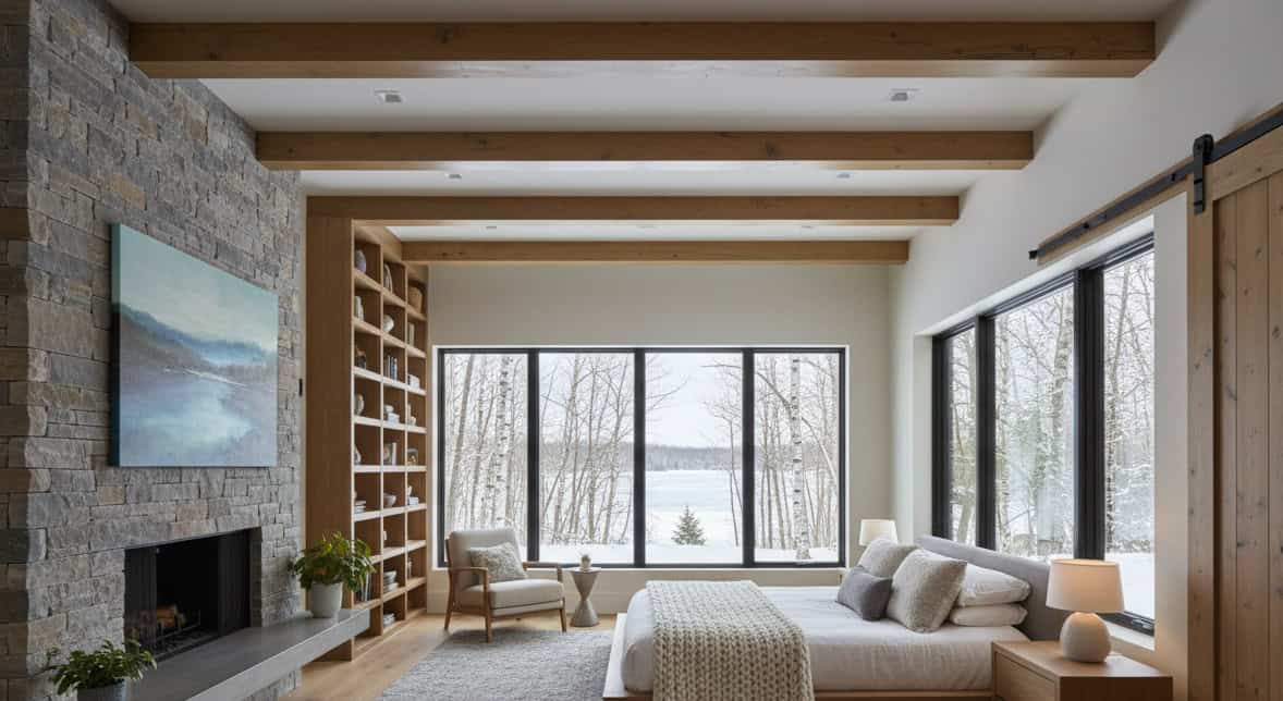 First-floor primary bedroom South Lyon and Brighton Michigan