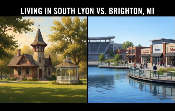 Living in South Lyon vs Brighton Michigan real estate