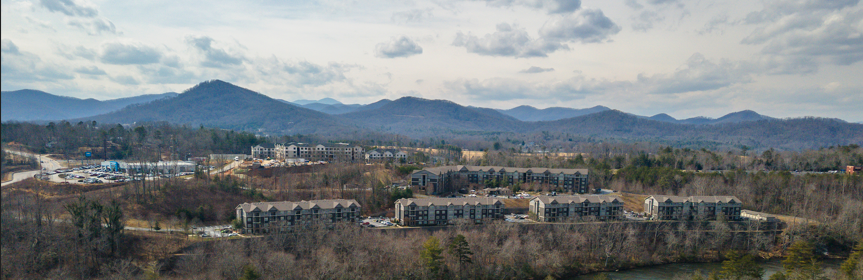 Mountain view from the porch