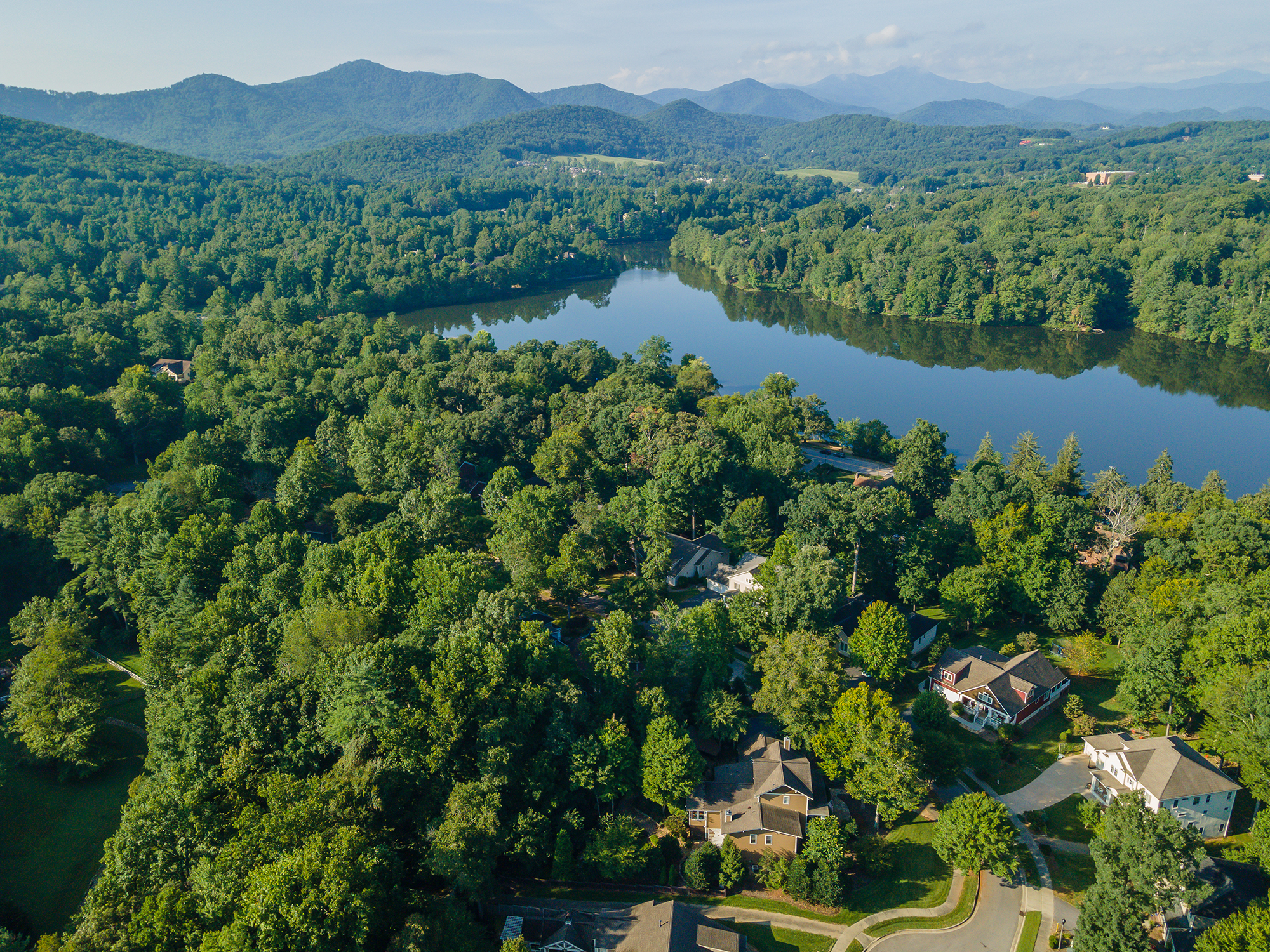 Biltmore Lake Community Biltmore Lake cul-de-sac of homes
