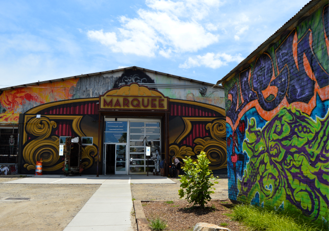 Marquee in River Arts District