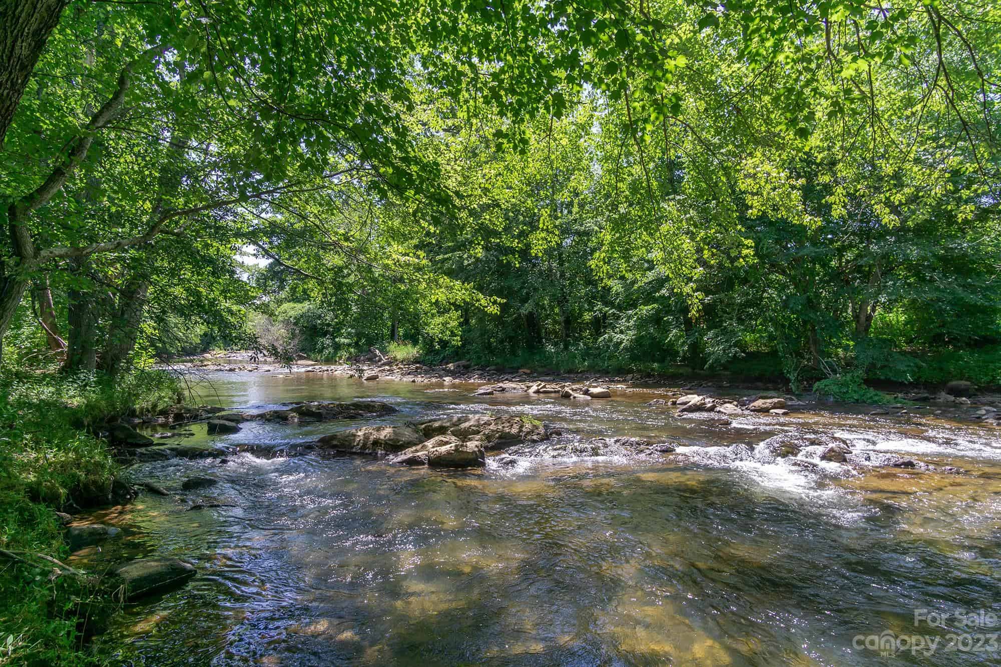Swannanoa River in Swannanoa NC