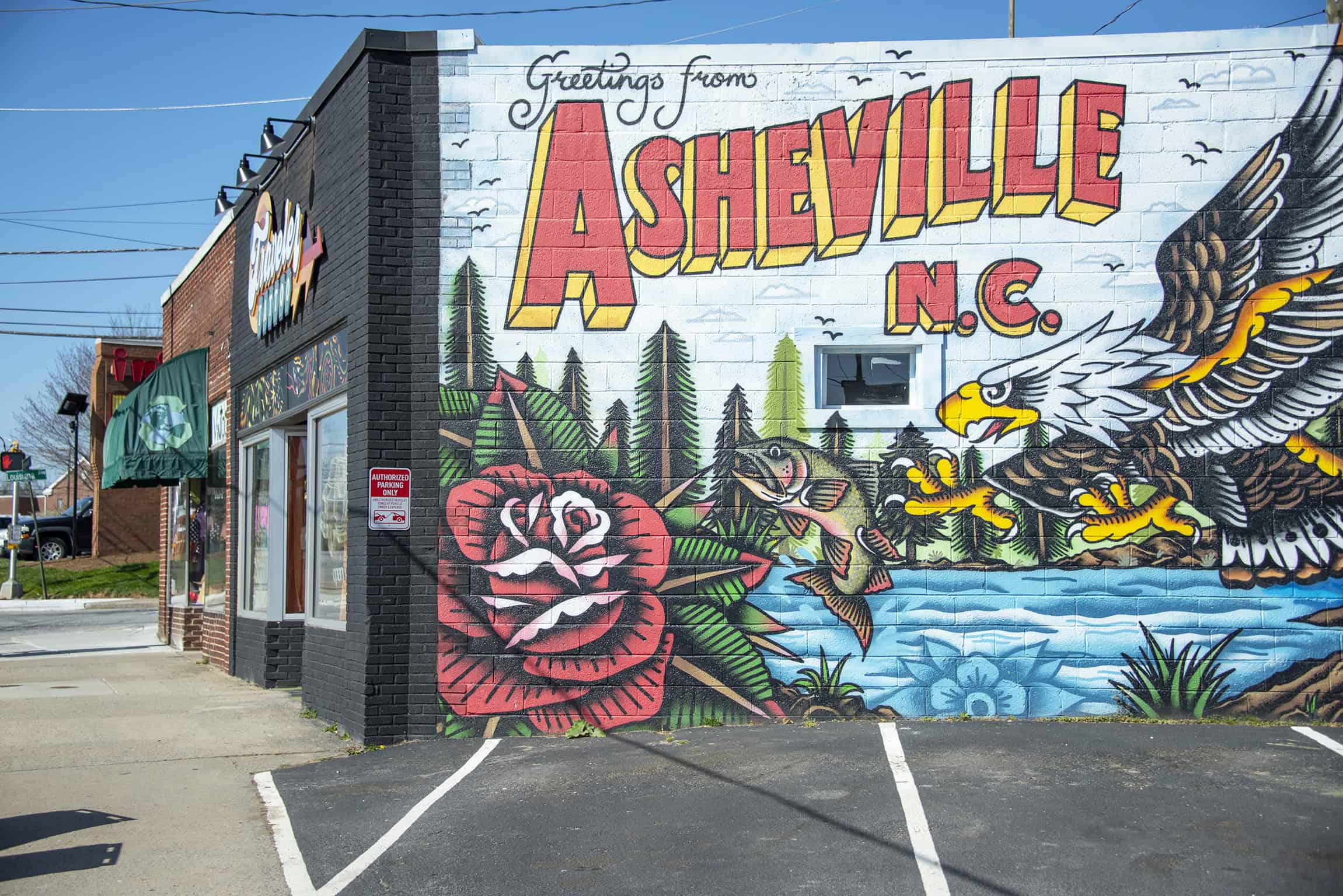 Asheville NC Mural in West Asheville