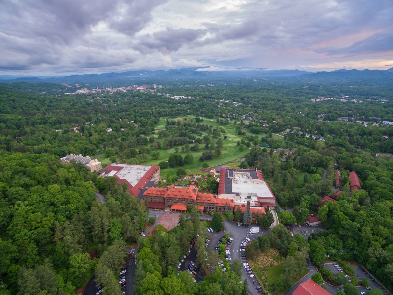 Grove Park Aerials asheville nc Grove Park Aerial View