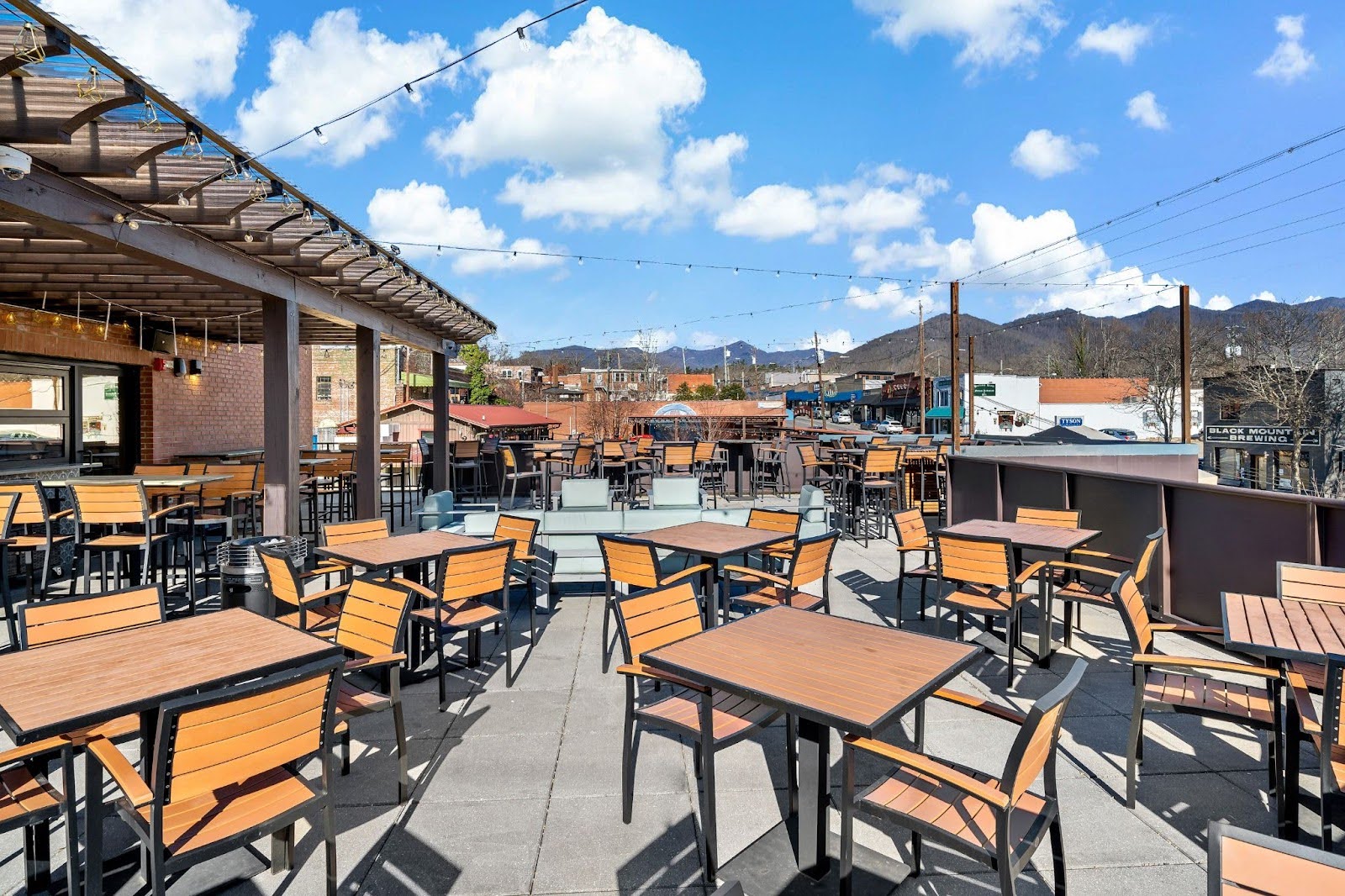 Mountain view from the porch
