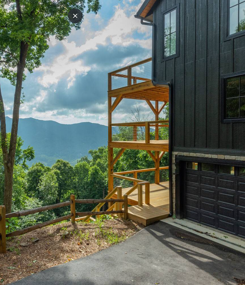 Laurel Ridge home exterior view in Black Mountain NC Laurel Ridge home in Black Mountain NC