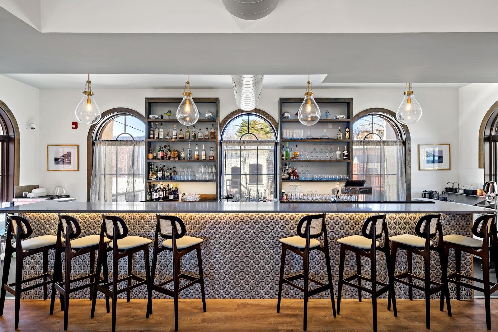 Porch and view of trees