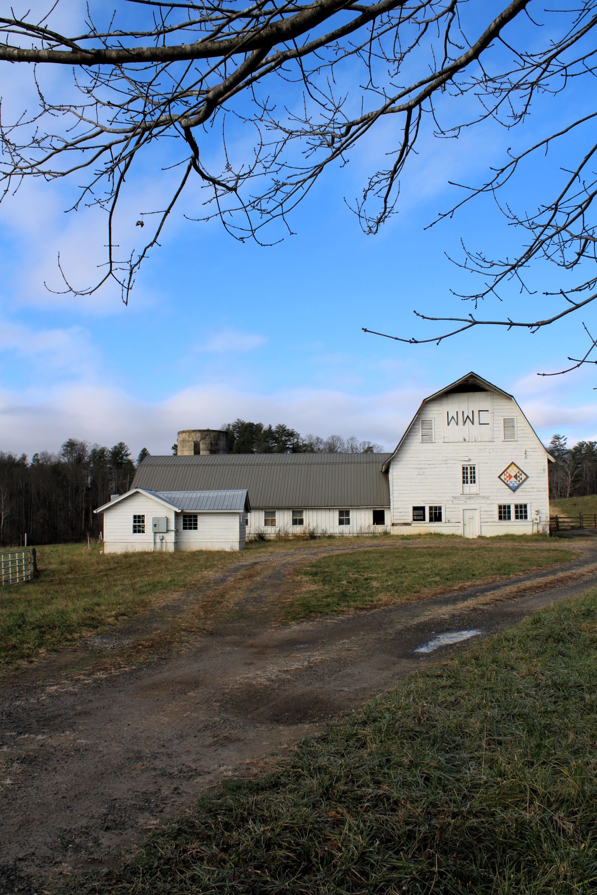 Barn at Warren Willson College in Swannanoa NC