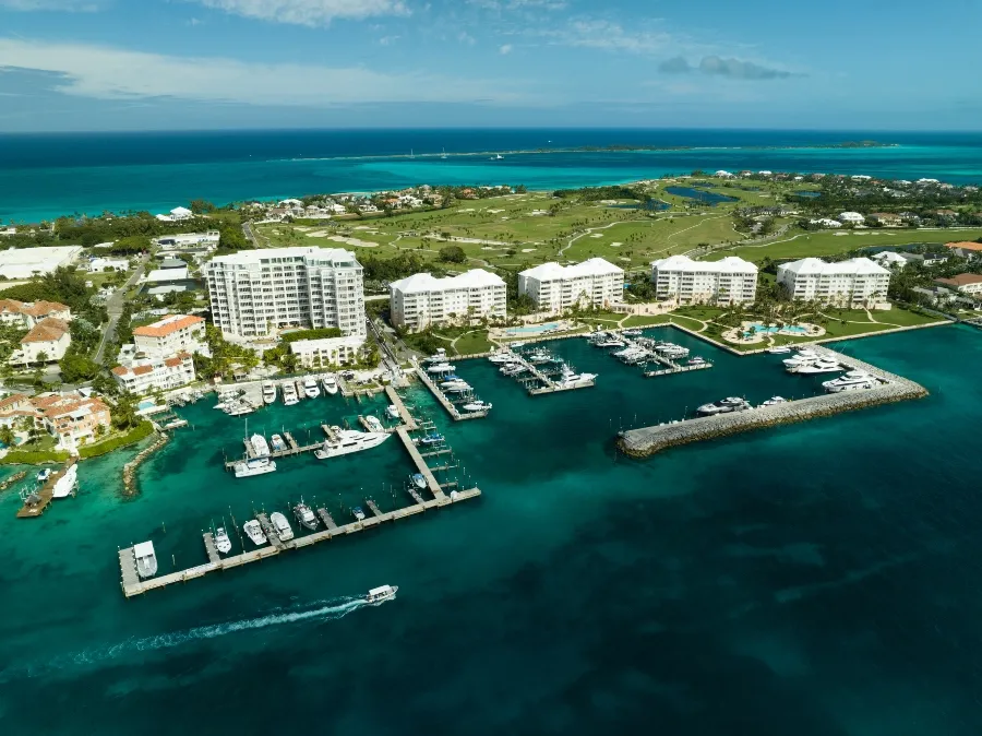 Marina Harbour and Ocean club marina, Paradise island, Nassau, Bahamas
