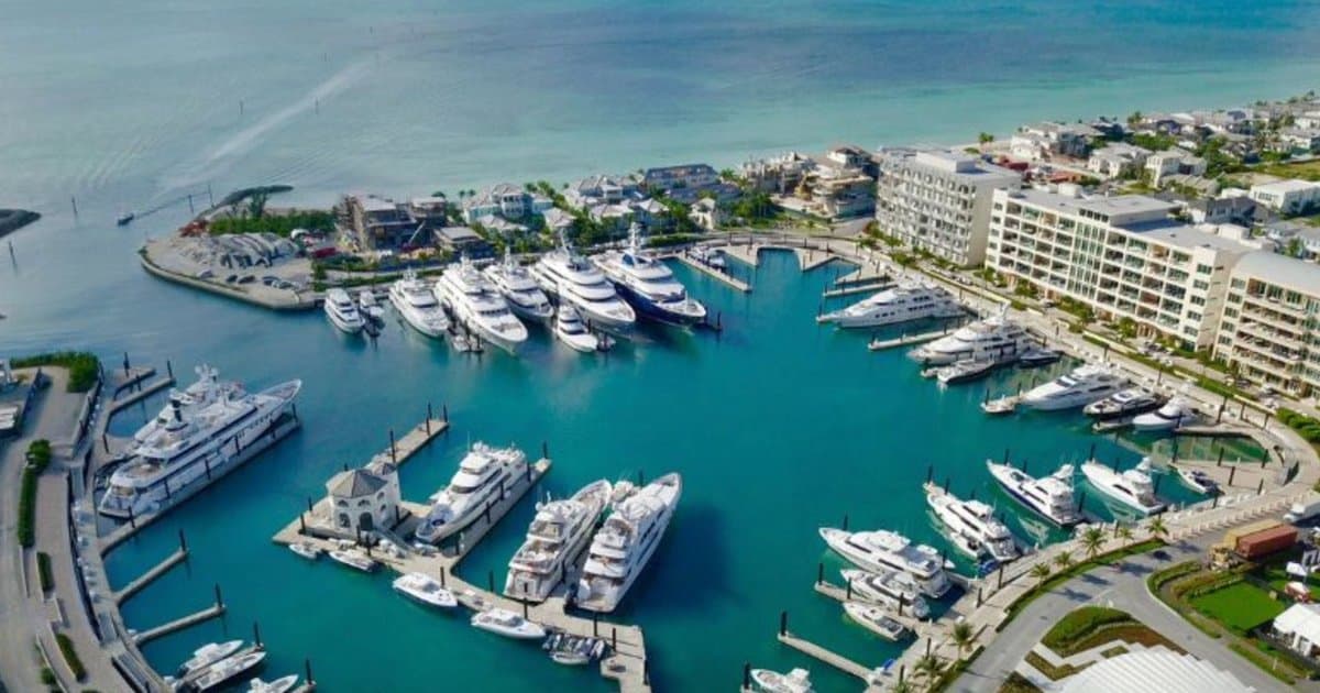 Albany Bahamas marina superyacht harbour and waterfront luxury residences