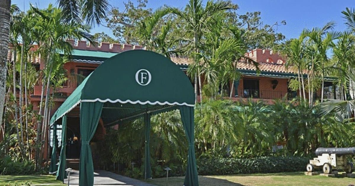 Old Fort Bay Club Nassau Bahamas gated luxury community clubhouse entrance