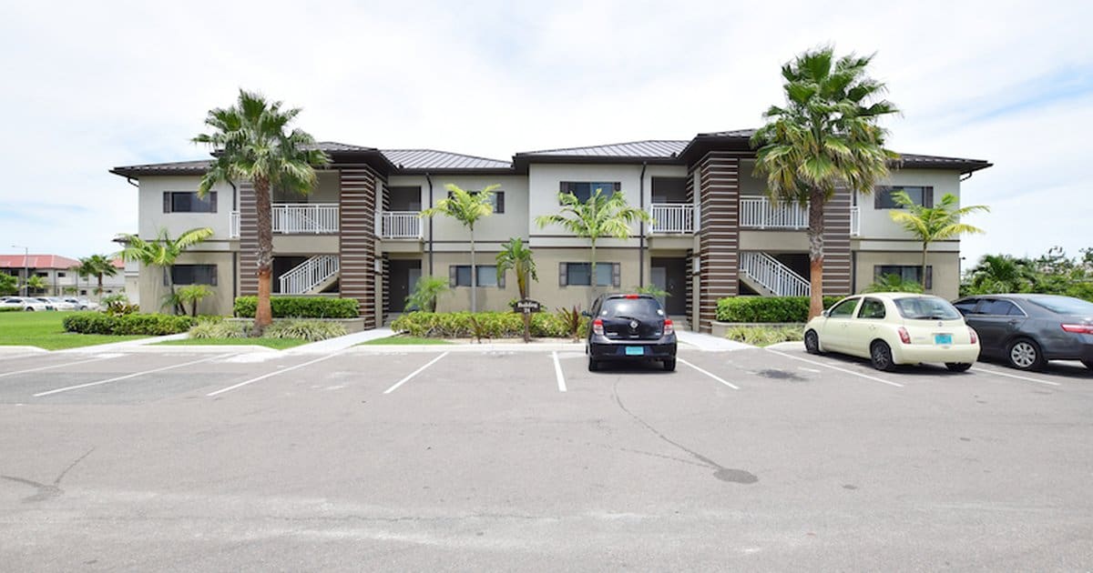 Venetian West Nassau Bahamas gated community condo building exterior