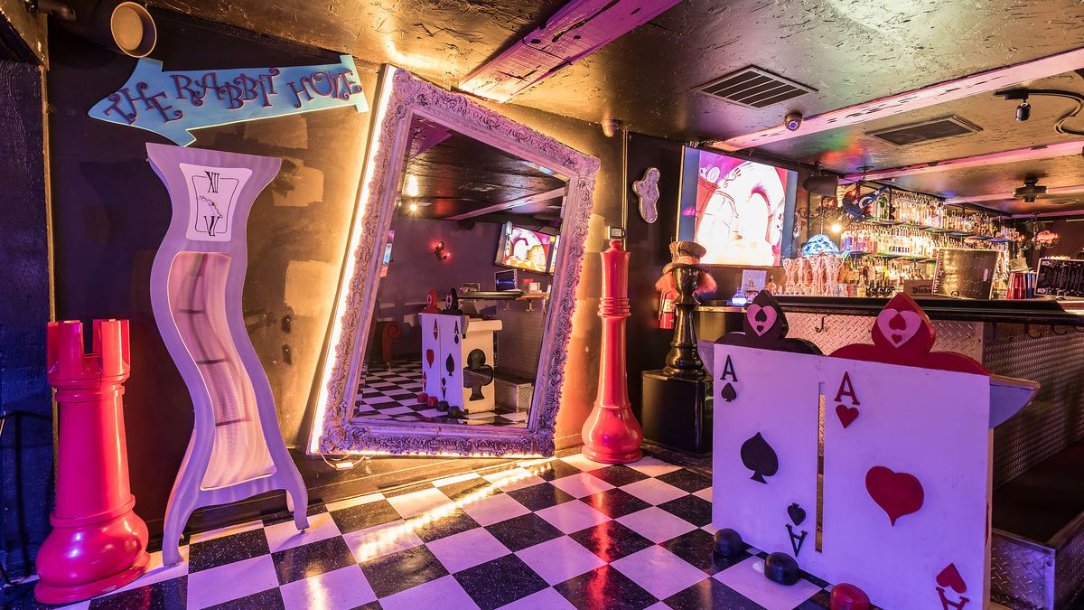 Down The Rabbit Hole at LA's Weirdest, Wildest Bar - Eater LA